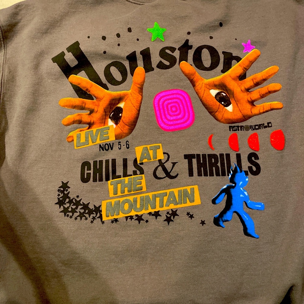 2021 Astroworld pullover sweatshirt+ free exclusive gift from festival